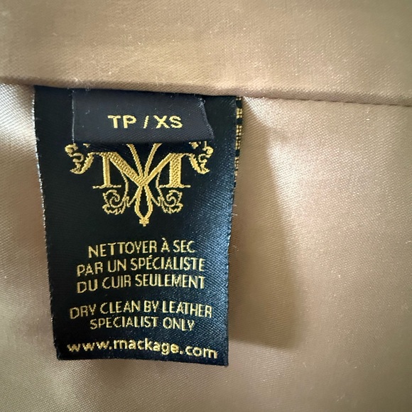 Mackage Wool Tan Belted Coat - Picture 8 of 11